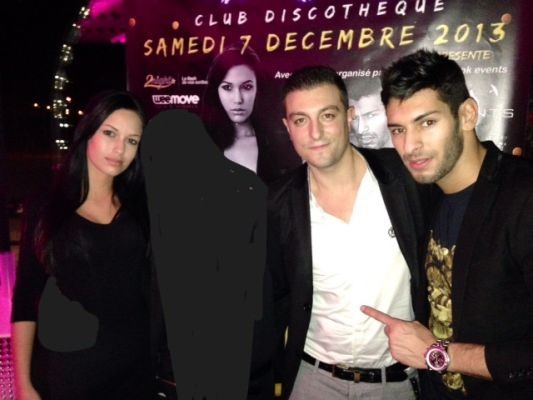 Laetitia tribaldos,Ludovic de R-look events et samir benzema